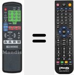 Replacement remote control for REMCON1056