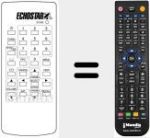 Replacement remote control for REMCON584