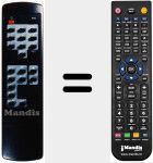 Replacement remote control for REMCON297