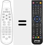 Replacement remote control for REMCON396