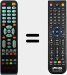 Replacement remote control for E325HD