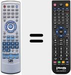 Replacement remote control for REMCON768