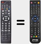 Replacement remote control for REMCON116