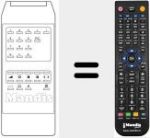 Replacement remote control for REMCON383