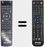 Replacement remote control for REMCON266