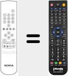 Replacement remote control for REMCON606