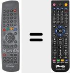 Replacement remote control for TWD50127 (TW50127)