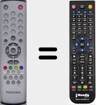 Replacement remote control for V20096228