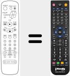 Replacement remote control for REMCON1174
