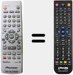 Replacement remote control for VXX2983