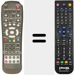 Replacement remote control for REMCON056