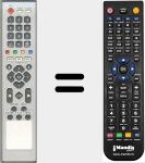 Replacement remote control for HF8800HD