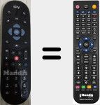 Replacement remote control for ESi-160