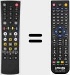 Replacement remote control for RC661
