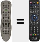 Replacement remote control for RC1264111 00