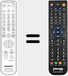 Replacement remote control for RM-X 501 (141847711)