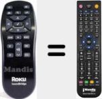 Replacement remote control for Soundbridge