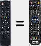 Replacement remote control for D80002107