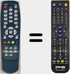 Replacement remote control for LRCS01U