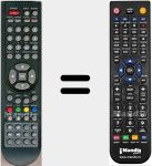 Replacement remote control for RC52EVO