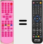 Replacement remote control for LDVD1535PINK