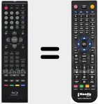 Replacement remote control for 076R0RD011