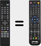 Replacement remote control for RC4822