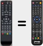 Replacement remote control for LCD1920DVX