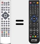 Replacement remote control for XMURMC0039