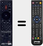 Replacement remote control for 2215-040