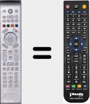 Replacement remote control for 3139 228 64001