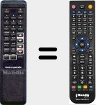 Replacement remote control for Analog