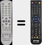 Replacement remote control for CCR640