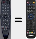 Replacement remote control for CCR682