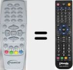 Replacement remote control for 320T