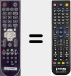 Replacement remote control for Livas001