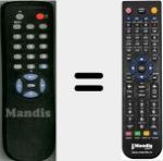 Replacement remote control for Orbitech001