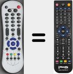 Replacement remote control for Orbitech003