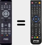 Replacement remote control for Pace009