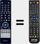Replacement remote control for PremioST4WH