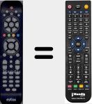 Replacement remote control for S8012-HD/PVR