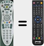 Replacement remote control for ScientificAtlanta001