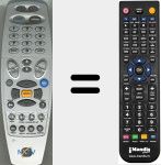 Replacement remote control for UE-RC-0100