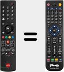 Replacement remote control for 2252561