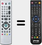 Replacement remote control for GTVL19W19HD
