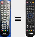Replacement remote control for TDD1900