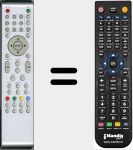 Replacement remote control for RC49IDTVR