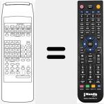 Replacement remote control for 51A211