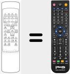 Replacement remote control for 49900021