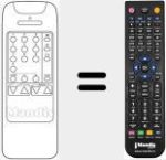 Replacement remote control for 22T1